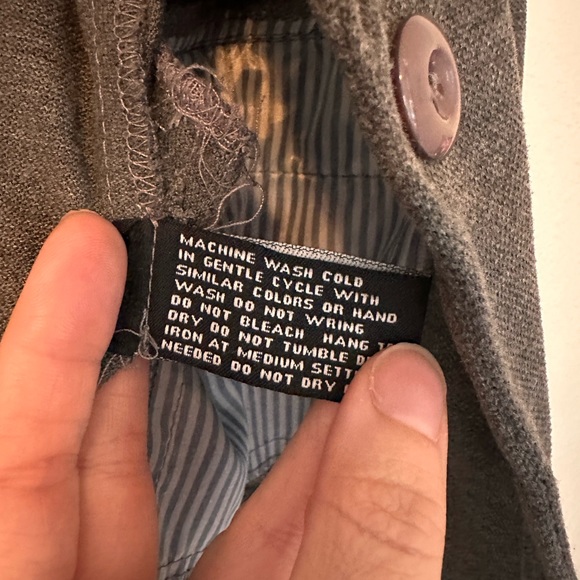 Grey One Button Blazer - Picture 11 of 11